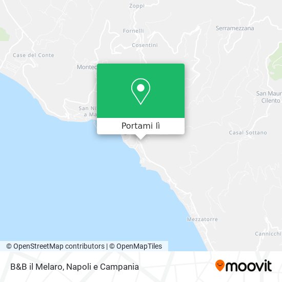 Mappa B&B il Melaro