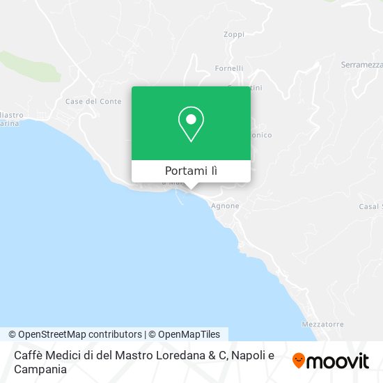 Mappa Caffè Medici di del Mastro Loredana & C