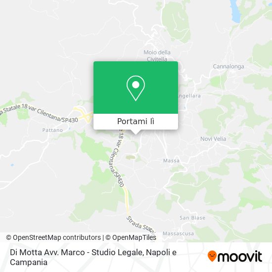 Mappa Di Motta Avv. Marco - Studio Legale