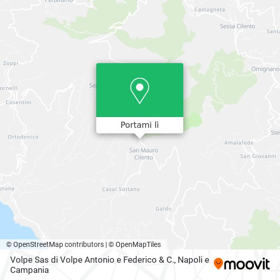 Mappa Volpe Sas di Volpe Antonio e Federico & C.