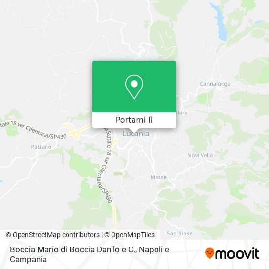 Mappa Boccia Mario di Boccia Danilo e C.
