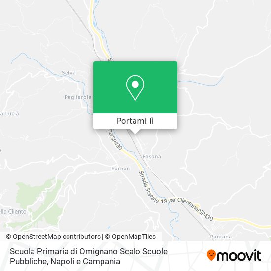 Mappa Scuola Primaria di Omignano Scalo Scuole Pubbliche
