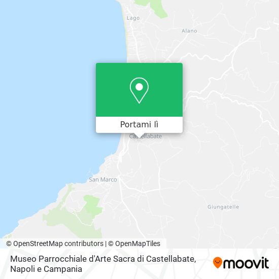 Mappa Museo Parrocchiale d'Arte Sacra di Castellabate