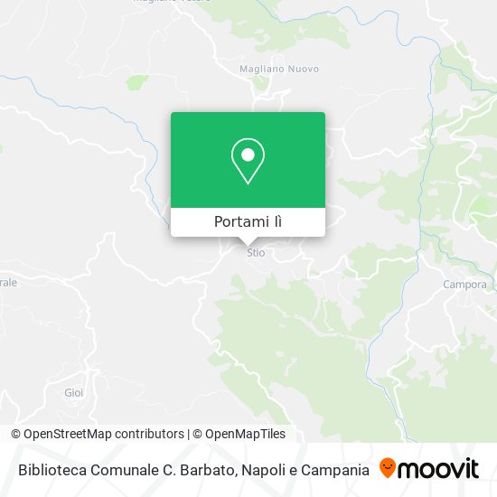 Mappa Biblioteca Comunale C. Barbato