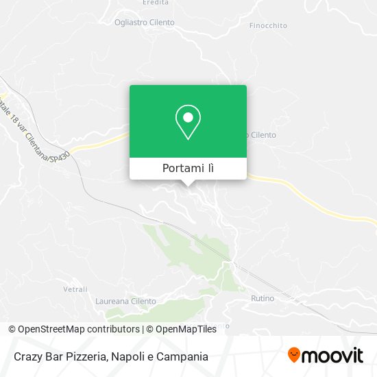 Mappa Crazy Bar Pizzeria