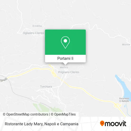 Mappa Ristorante Lady Mary