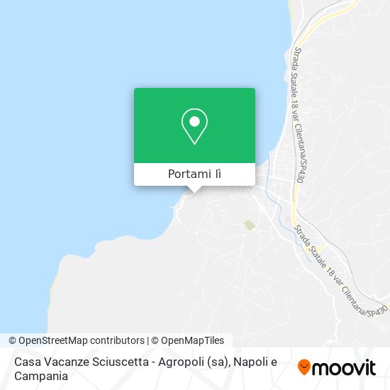 Mappa Casa Vacanze Sciuscetta - Agropoli