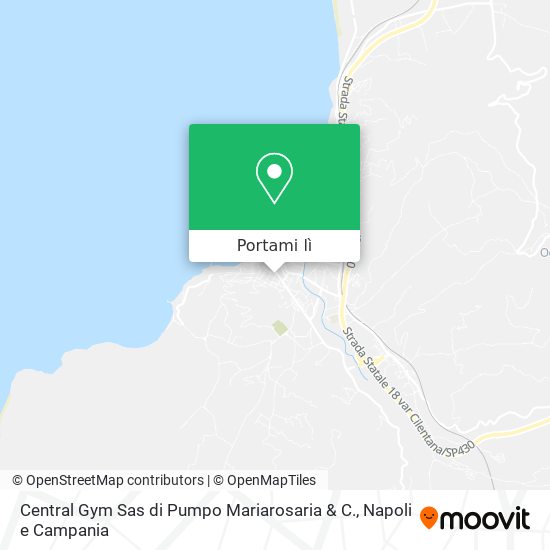 Mappa Central Gym Sas di Pumpo Mariarosaria & C.