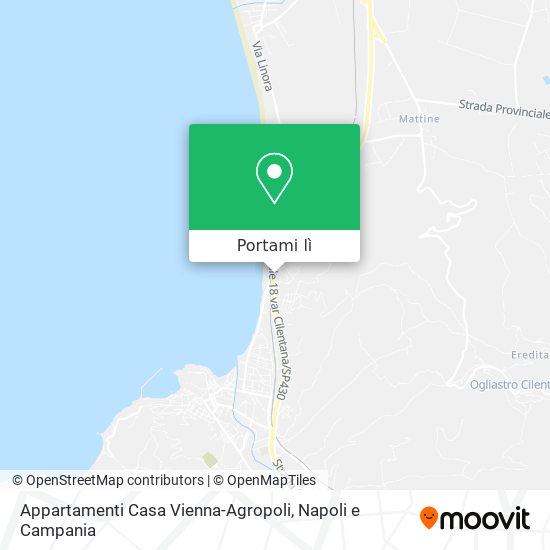 Mappa Appartamenti Casa Vienna-Agropoli