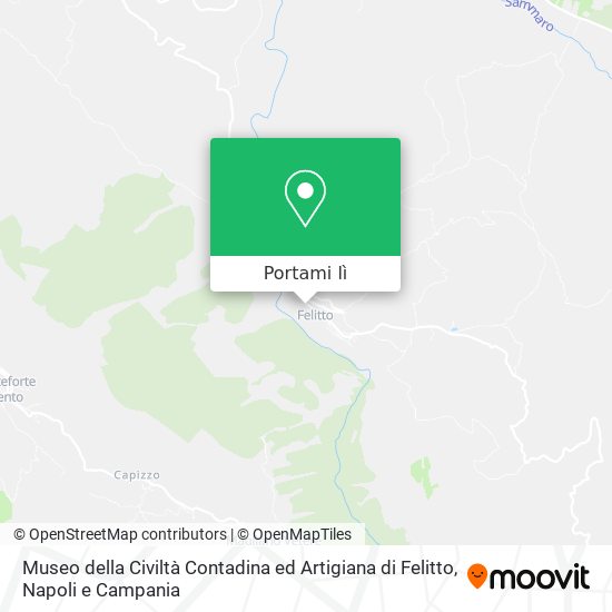 Mappa Museo della Civiltà Contadina ed Artigiana di Felitto