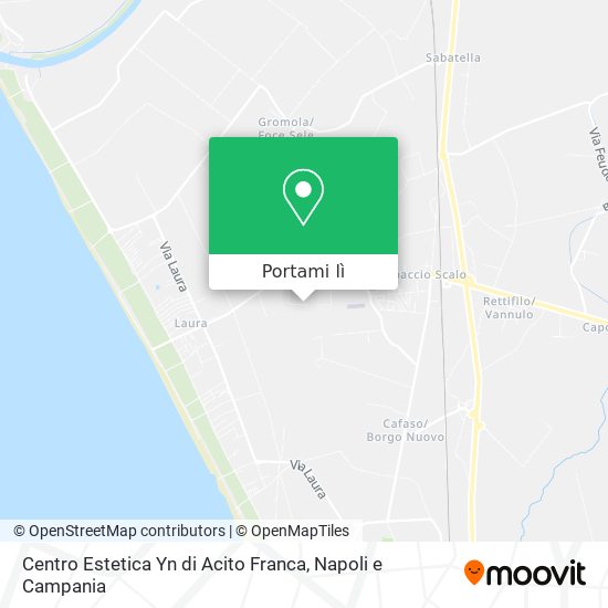 Mappa Centro Estetica Yn di Acito Franca