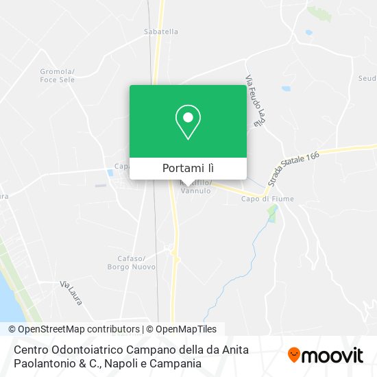Mappa Centro Odontoiatrico Campano della da Anita Paolantonio & C.