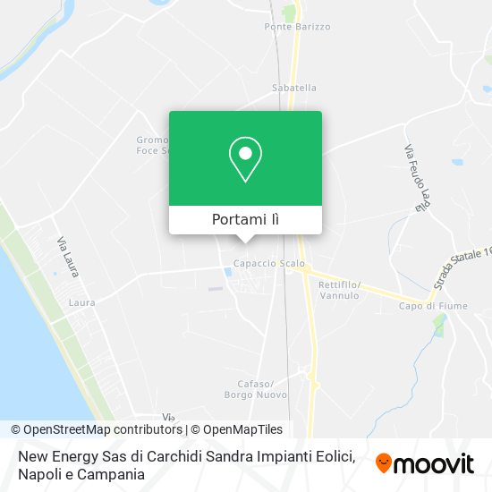 Mappa New Energy Sas di Carchidi Sandra Impianti Eolici