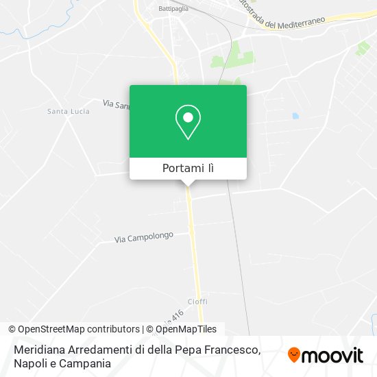 Mappa Meridiana Arredamenti di della Pepa Francesco