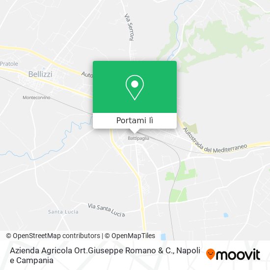 Mappa Azienda Agricola Ort.Giuseppe Romano & C.