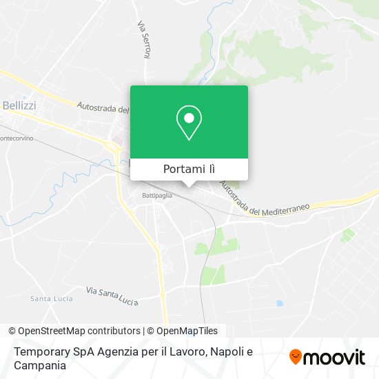 Mappa Temporary SpA Agenzia per il Lavoro