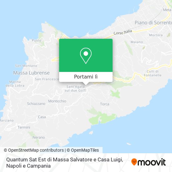 Mappa Quantum Sat Est di Massa Salvatore e Casa Luigi