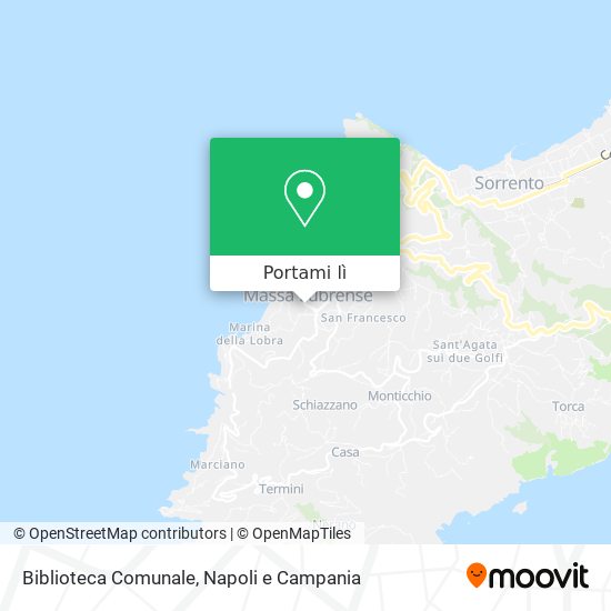 Mappa Biblioteca Comunale