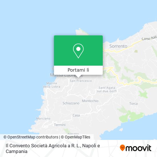 Mappa Il Convento Società Agricola a R. L.