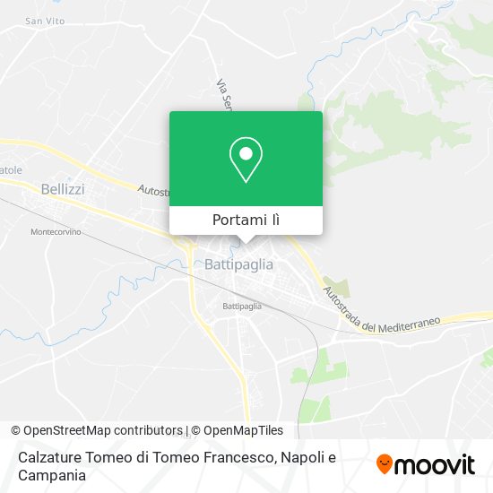 Mappa Calzature Tomeo di Tomeo Francesco