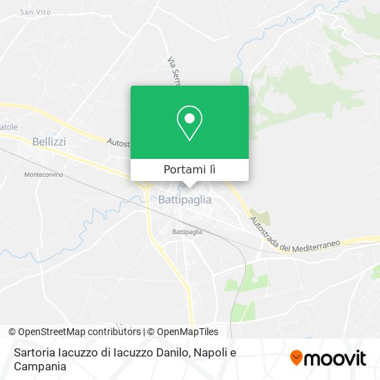 Mappa Sartoria Iacuzzo di Iacuzzo Danilo