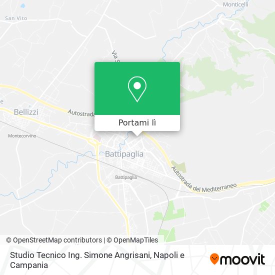 Mappa Studio Tecnico Ing. Simone Angrisani