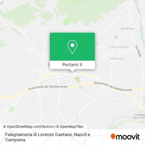 Mappa Falegnameria di Lorenzo Gaetano