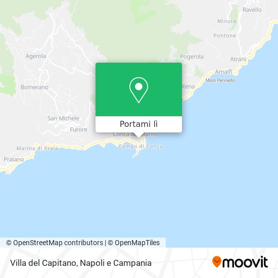 Mappa Villa del Capitano