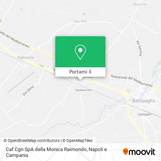 Mappa Caf Cgn SpA della Monica Raimondo