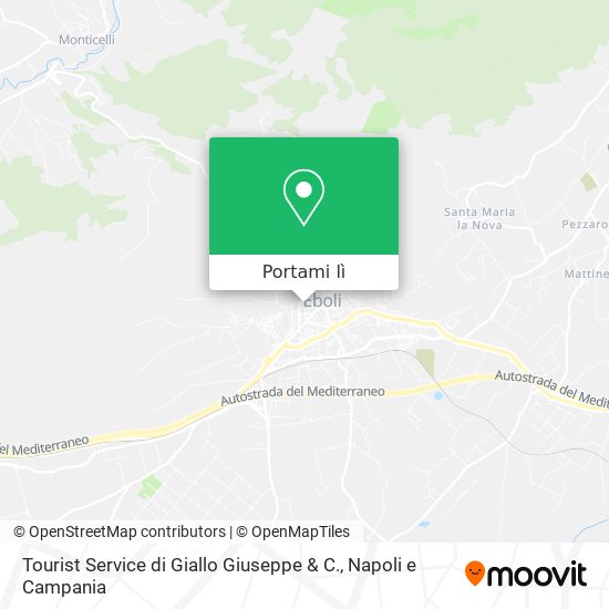 Mappa Tourist Service di Giallo Giuseppe & C.