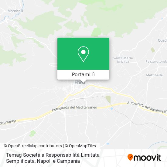 Mappa Temag Società a Responsabilità Limitata Semplificata