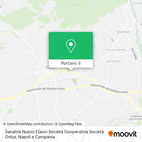 Mappa Sanatrix Nuovo Elaion Società Cooperativa Società Onlus
