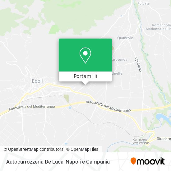 Mappa Autocarrozzeria De Luca