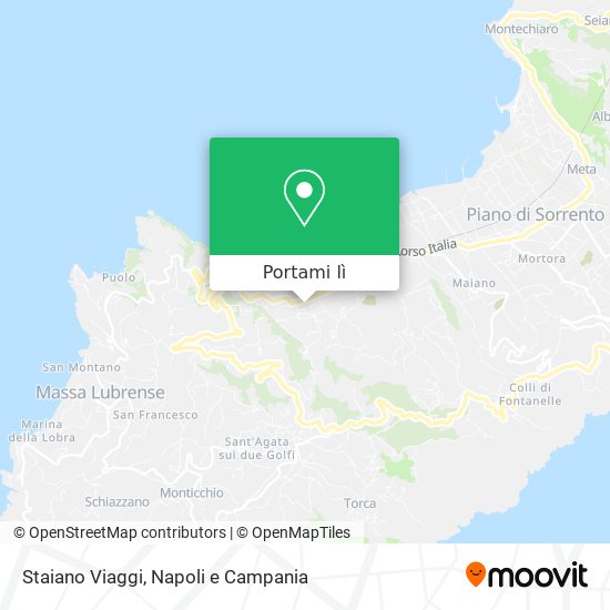 Mappa Staiano Viaggi