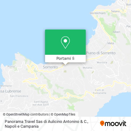 Mappa Panorama Travel Sas di Aulicino Antonino & C.