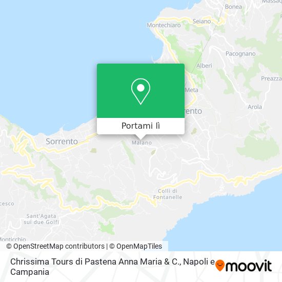 Mappa Chrissima Tours di Pastena Anna Maria & C.