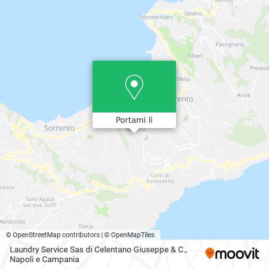 Mappa Laundry Service Sas di Celentano Giuseppe & C.