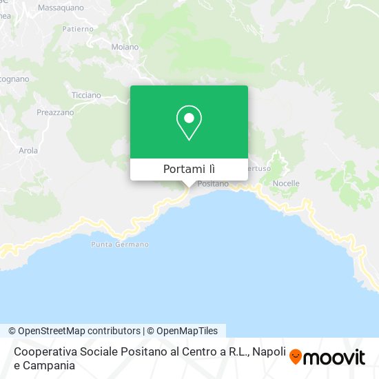 Mappa Cooperativa Sociale Positano al Centro a R.L.