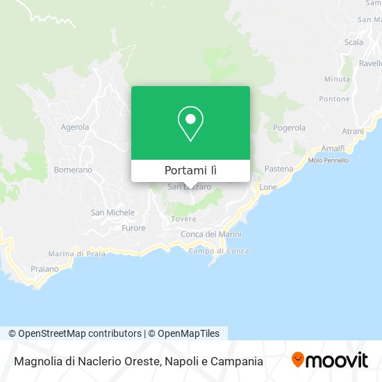 Mappa Magnolia di Naclerio Oreste