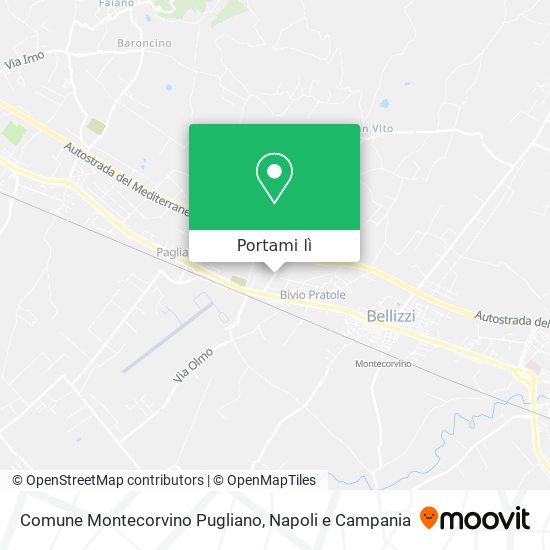 Mappa Comune Montecorvino Pugliano