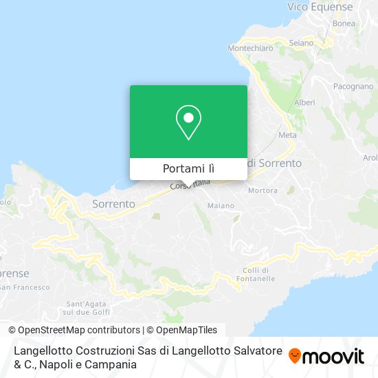 Mappa Langellotto Costruzioni Sas di Langellotto Salvatore & C.