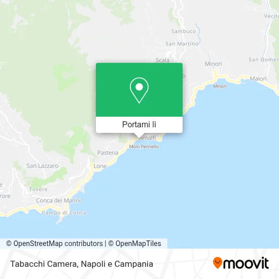 Mappa Tabacchi Camera