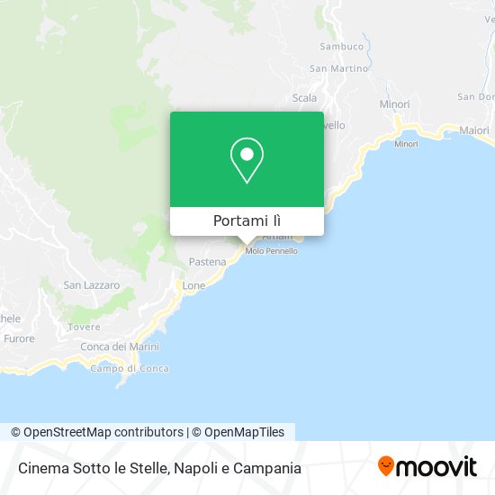 Mappa Cinema Sotto le Stelle