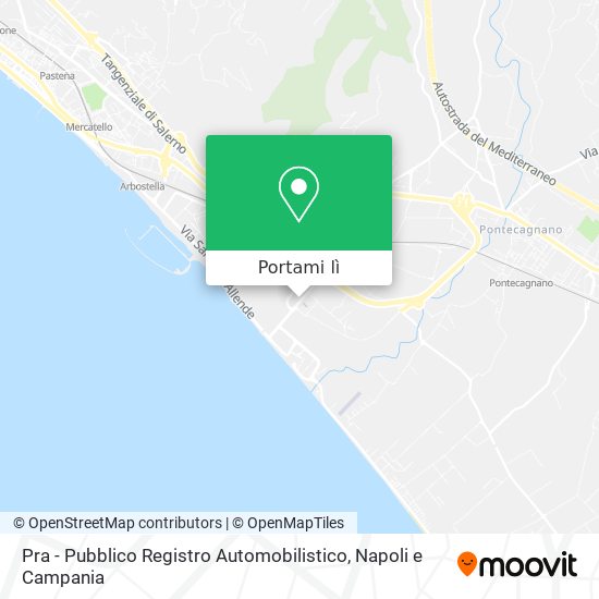 Mappa Pra - Pubblico Registro Automobilistico