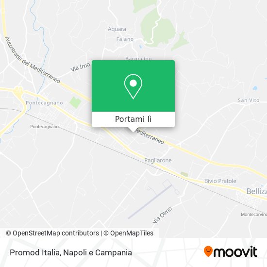 Mappa Promod Italia