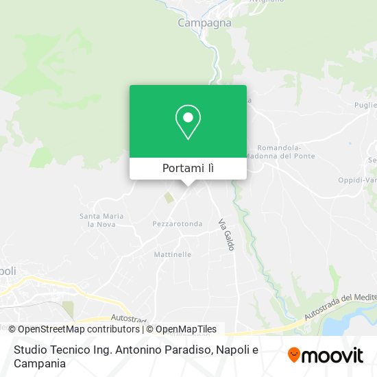 Mappa Studio Tecnico Ing. Antonino Paradiso