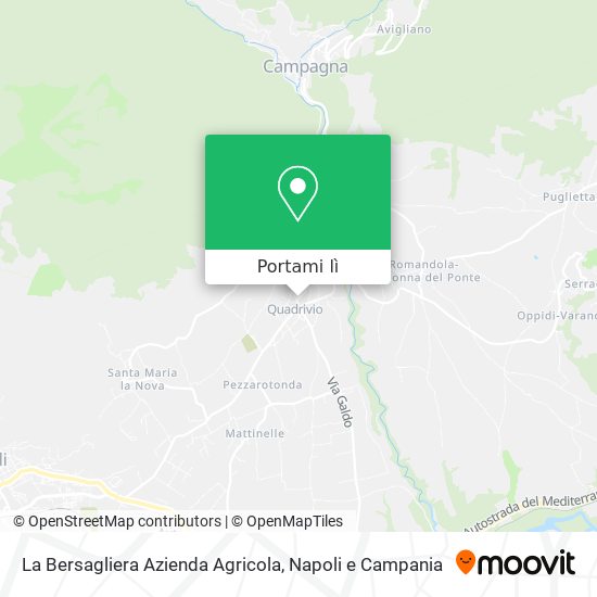 Mappa La Bersagliera Azienda Agricola