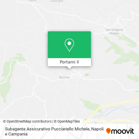Mappa Subagente Assicurativo Pucciariello Michele