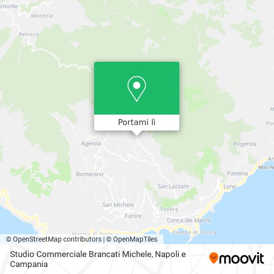 Mappa Studio Commerciale Brancati Michele