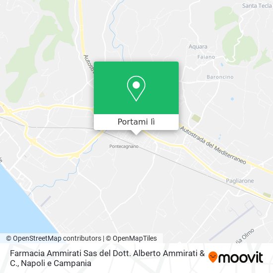 Mappa Farmacia Ammirati Sas del Dott. Alberto Ammirati & C.